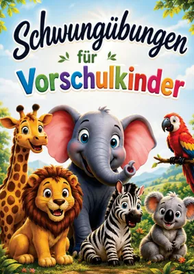 Produktbild von Schwungübungen Übungsheft für Vorschulkinder