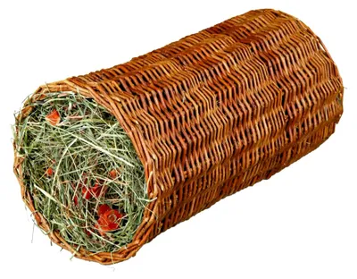 Produktbild von Weidentunnel mit Heu und Karotten, ø 20 × 38 cm
