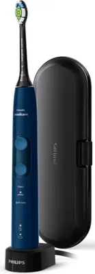 Produktbild von Philips 5100 series ProtectiveClean 5100 HX6851/53 Elektrische Schallzahnbürste, Erwachsener, Schallzahnbürste, Tägliche Pflege, Zahnfleischpflege, Whitening, 62000 Bewegungen pro Minute, Blau, 2 min