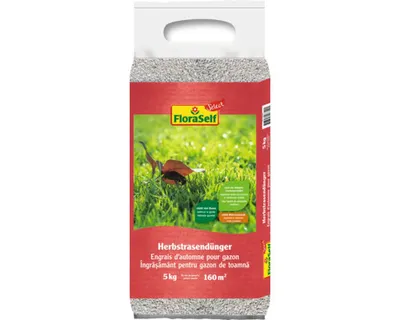 Produktbild von Herbstrasendünger FloraSelf Select 5 kg / 160 m² mineralischer Dünger