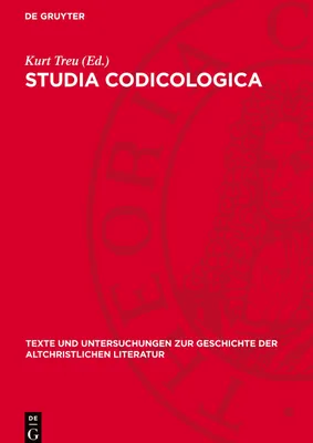 Produktbild von Studia Codicologica