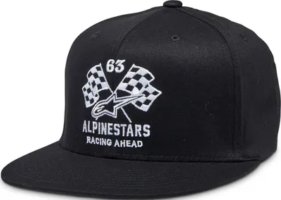 Image de Alpinestars Double Check Flatbill casquette, noir/blanc, S/M