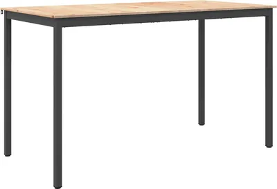 Image de Table de bar Naturel 180 x 90 x 105 cm Bois de pin massif