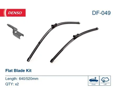 Produktbild von DENSO Flat Scheibenwischer Vorne für AUDI A6 Avant (4G5, 4GD, C7) Rahmenlos