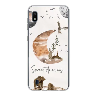 Produktbild von MuchoWow® Handyhülle Schutzhülle Hülle für Samsung Galaxy A10 Zitate - Kinder - Sprichwörter - Süße Träume - Jungen - Mädchen - Kinder Silikon Softcase Handy Hülle - Schutzhülle