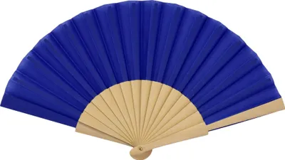 Produktbild von Fächer - Wedel - faltbarer Fächer - Handfächer - blau