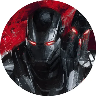 Zdjęcie produktu dla Sanders & Sanders kółko do tapet samoprzylepnych the avengers czerwonymIszarym - 612048 - Ø 128 cm