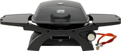 Zdjęcie produktu dla Grill gazowy stołowy TEPRO "Abington", 1-palnikowy z półkami bocznymi - antracyt/czarny-3142N