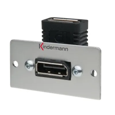 Produktbild von Kindermann 7441000583 Steckdose DisplayPort Aluminium (7441000583)