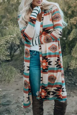 Produktbild von OMG Strickjacke für Frauen Cartagena rot und weiß XL