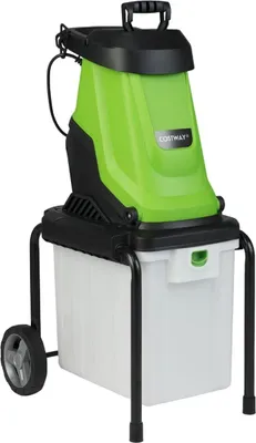 Immagine prodotto di Cippatrice elettrica, 2800W, contenitore di raccolta da 50 litri, capacità 45 mm