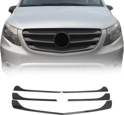 Image de Moulure de Grille de Calandre pour Mercedes Vito W447 2014-2019 Chromé 5Pcs