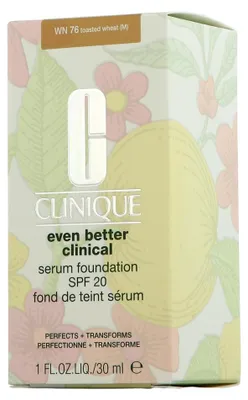 Produktbild von Clinique Even Better Clinical Serum Foundation SPF 20 WN 76 Toasted Wheat (30 ml)