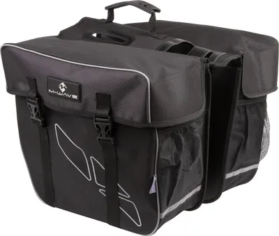 Produktbild von M-Wave Amsterdam Double Gepäckträgertasche 2-fach Schwarz-Grau 30 L