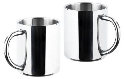 Produktbild von Edelstahl Thermo-Trinkbecher 2er Set doppelwandig, ca. 200 ml