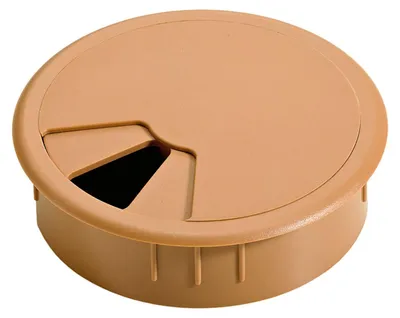 Produktbild von Hettich Kabeldurchlass, ø 80 mm, Buche Optik