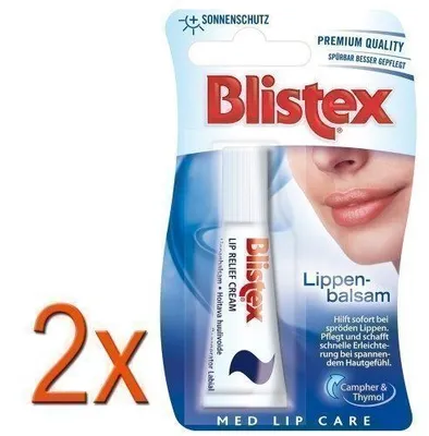 Zdjęcie produktu dla Blistex Med Balsam do spierzchniętych ust 2x 6ml