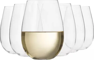 Obrázok produktu pre KROSNO Harmony Bezstopkové Poháre na Biele Víno, Sada 6, 500 ml
