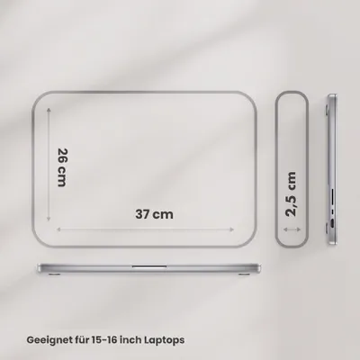 Produktbild von Selencia Laptop-Schutzhülle für Laptops 15-16 Zoll - Laptop-Sleeve - Karomuster, KI-generiertes Bild