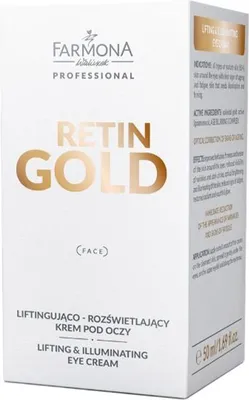 Obrázek produktu pro FARMONA RETIN GOLD liftingový a rozjasňující oční krém 50 ml