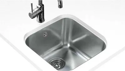 Obrázek produktu pro Teka BE 40.40 1C, Podstavný dřez, Čtverec, Nerezová ocel, Nerezová ocel, 1 misky/misek, Čtverec