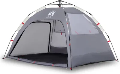 Produktbild von vidaXL Strandzelt 2 Personen Grau Quick Release Wasserdicht