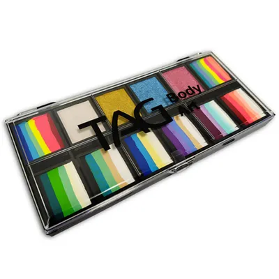 Produktbild von Tag Körperkunst Regenbogen Fee Garten Palette
