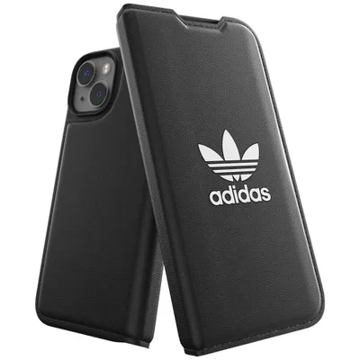 Produktbild von Etui Adidas Oder Booklet Fall Basic Na Iphone 14 Czarno Biały/Schwarz Weiß 50181