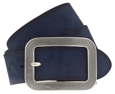 Immagine prodotto di Vanzetti Pelle cintura Classics 40mm Suede Belt W110 Marine blu