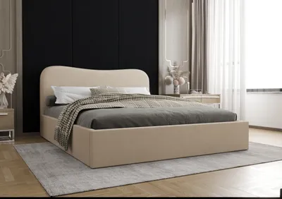 Produktbild von Furnisell Polsterbett "BESTII" mit Bettkasten und lattenrost, 160 x 200 cm, Beige