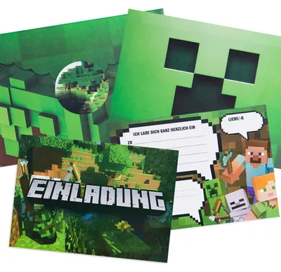 Produktbild von 12 Einladungskarten für Kindergeburtstage