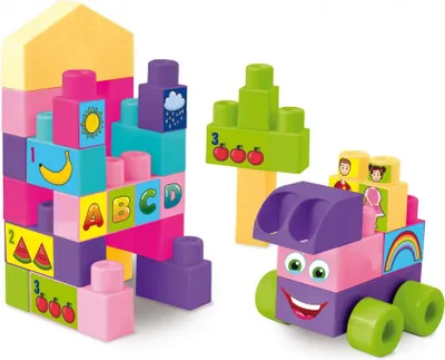 Produktbild von WADER Big Blocks Blöcke 26 Stück rosa 41590 15904