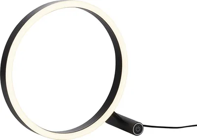 Produktbild von Selltec LED Tischlampe SITU Aluminium 3 Stufen Touchdimmer 100% 40% 10%, Nachttischlampe anthrazit Wohnzimmer, Schlafzimmer, Büro