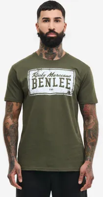 Produktbild von Herren T-Shirt normale Passform BOXLABEL Olive/White XL BENLEE