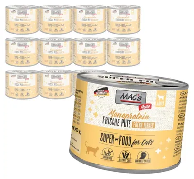 Zdjęcie produktu dla MAC's 12x200g Monoproteinowa Mokra Karma Dla Kota Indyk