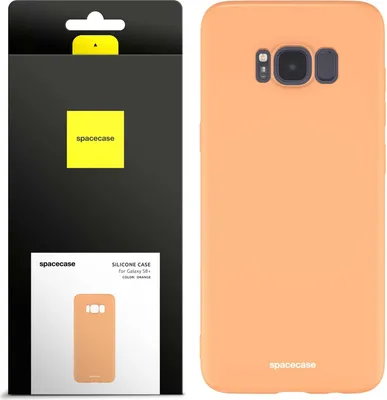 Image de Coque en silicone SPACECASE Coque en silicone pour Galaxy S8+ Orange