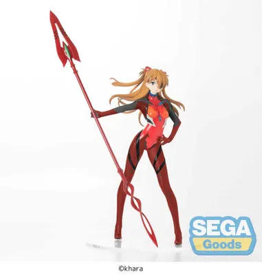 Obrázok produktu pre Evangelion: Nová divadelná edícia PVC soška Asuka x oštep Cassius (repríza) 30 cm