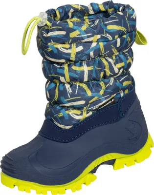 Produktbild von Spirale Sydney-Printed Kinderstiefel blau/gelb Gr. 21