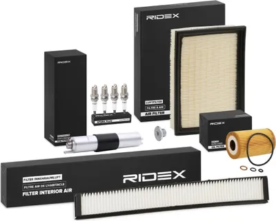 Produktbild von RIDEX Inspektionspaket Filterset für BMW 3 Limousine (E46) 3 Touring (E46) 3 Coupe (E46)