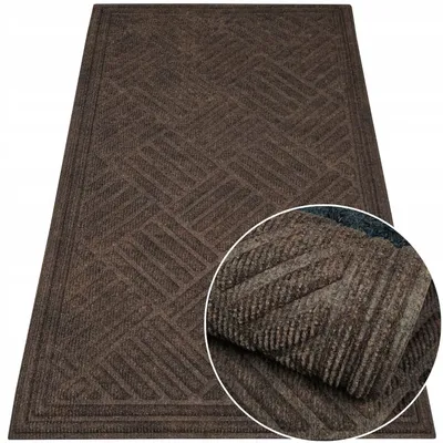 Produktbild von Oxide Eingangsmatte mit Prägung 80x120 cm Braun für Türen