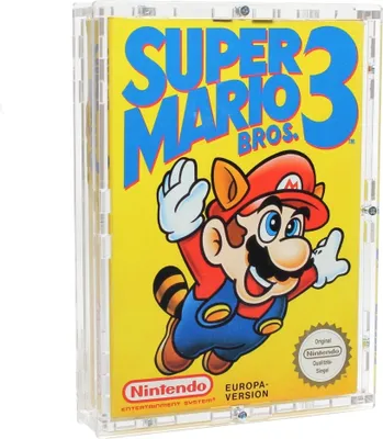 Produktbild von Verschraubtes Case aus Acrylglas für ein Nintendo NES Spiel in/ Schutzbox / Protector / UV-Schutz / Transparent / Schutzhülle / Games - Zeigis®