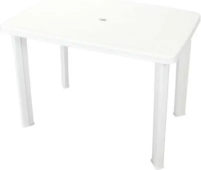 Produktbild von Gartentisch 101 x 68 x 72 cm - Kunststoff - wetterfest - ideal für den Außenbereich - Vemera