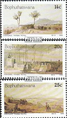Produktbild von Briefmarken Bophuthatswana 1986 Mi 170-172 (kompl.Ausg.) postfrisch Thaba Nchu