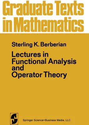 Produktbild von Lectures in Functional Analysis and Operator Theory