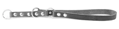 Produktbild von Das Lederband Zughalsband mit Stop Weinheim Granite, Länge: 35 cm