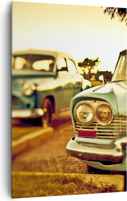 Produktbild von Bild auf Leinwand - Leinwandbild - Einteilig - Auto Kuba Klassiker - 80x120cm - Wand Bild - Wanddeko - Wandbilder - Leinwanddruck - Wanddekoration - Leinwand bilder - Wandbild - PA80x120-3491
