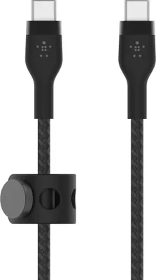 Image de Belkin BOOST↑CHARGE PRO Flex câble USB USB 2.0 3 m USB C Noir