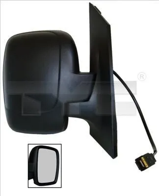 Produktbild von TYC 309-0182 Außenspiegel Seitenspiegel Links für CITROËN JUMPY Kasten Konvex Beheizt