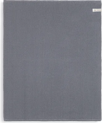 Produktbild von Knit Factory Morres Premium Strick-Badmatte - Med Grey - 60x50 cm