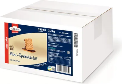 Zdjęcie produktu dla Schulte herbatniki ChoViva Mini Spekulatius ciemne opakowanie 2200g